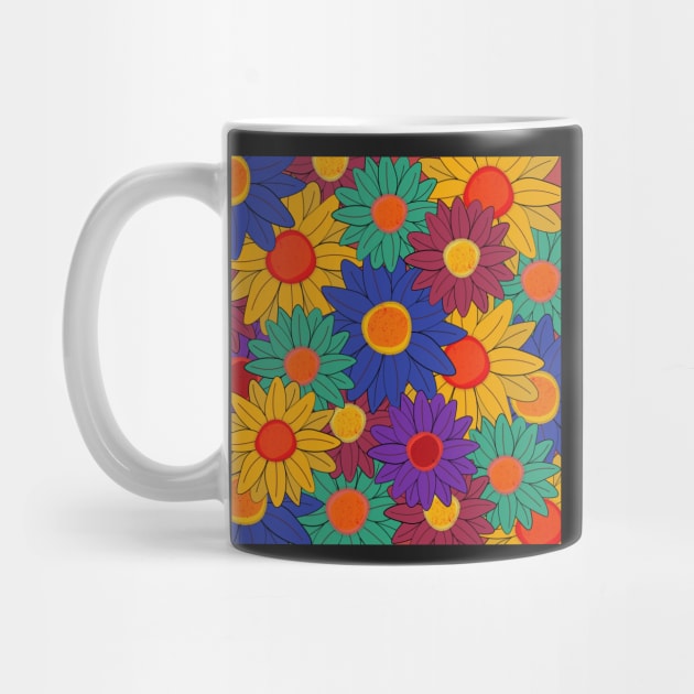 flower power daisy design by pauloneill-art